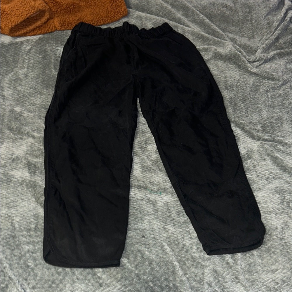 Madewell Black Track Pants - medium